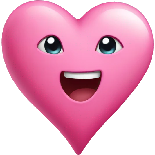 Pink heart emoji