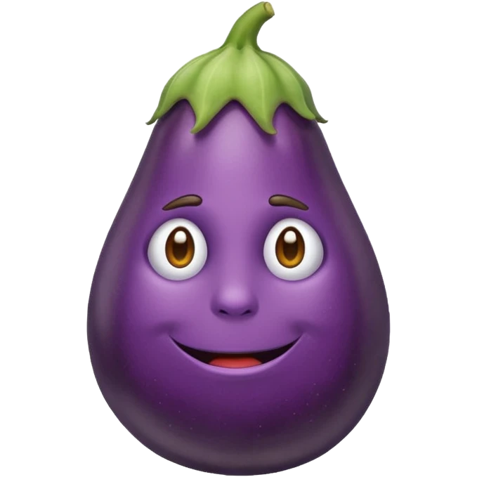 Eggplant shrinking  emoji