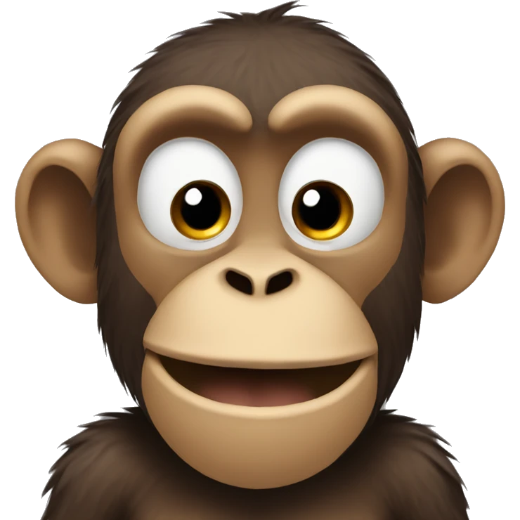 Monkey He scratches his beard emoji