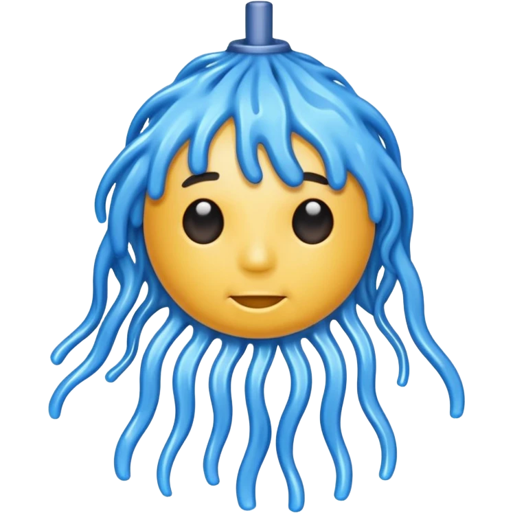 mop without smiley emoji