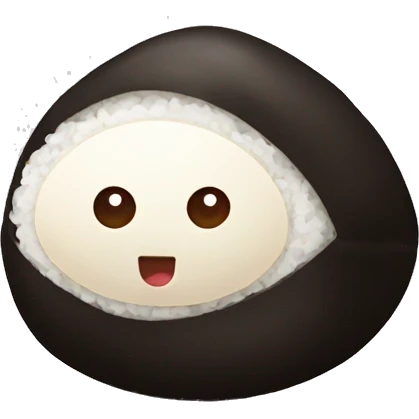 Tasty onigiri emoji