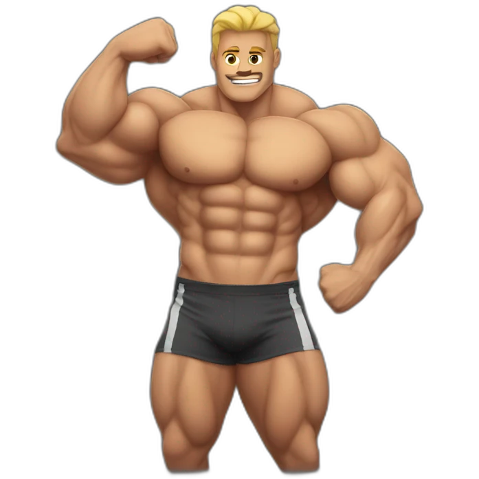 muscle hunk emoji