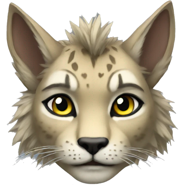 Anthro Punk Lynx emoji