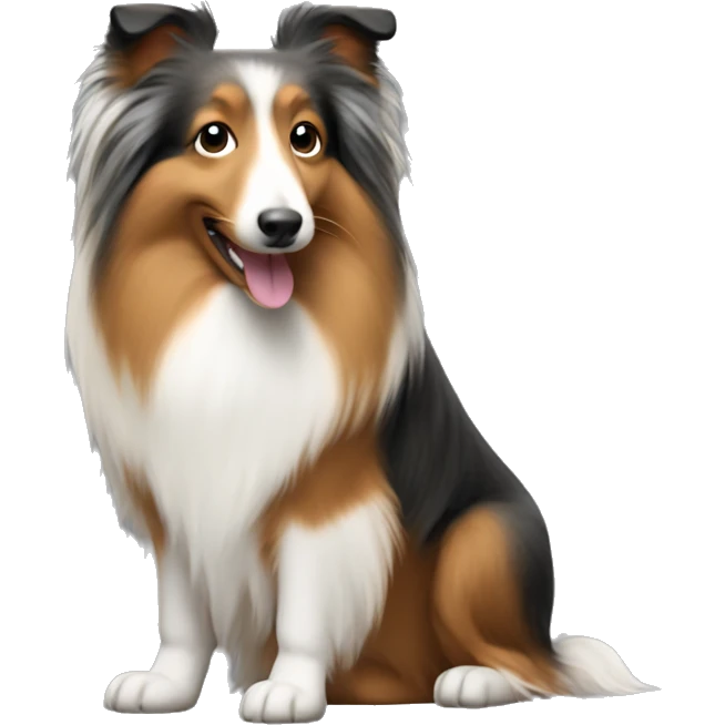 Shetland sheepdog  emoji