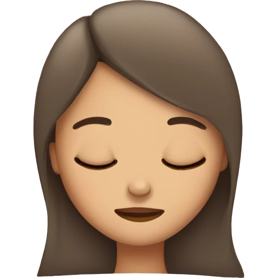 girl sleeping emoji