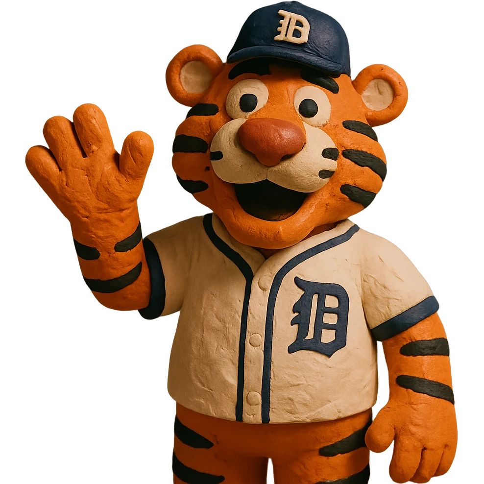 Detroit Tigers mascot emoji