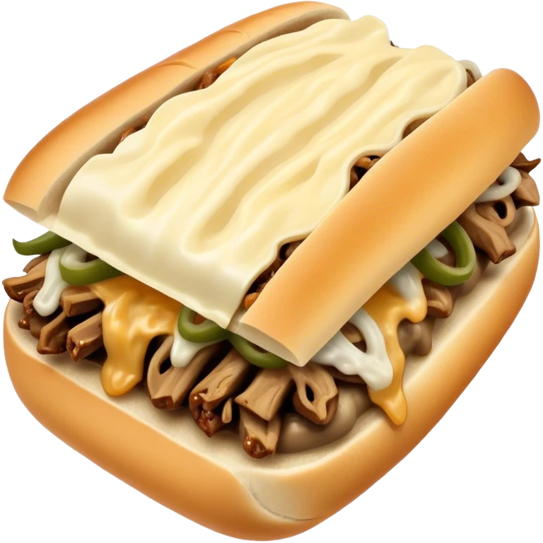 Chicken Philly cheesesteak  emoji
