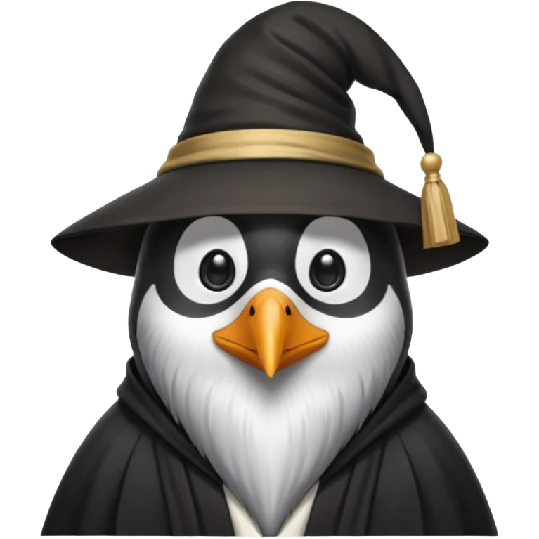 Penguin Wizard emoji