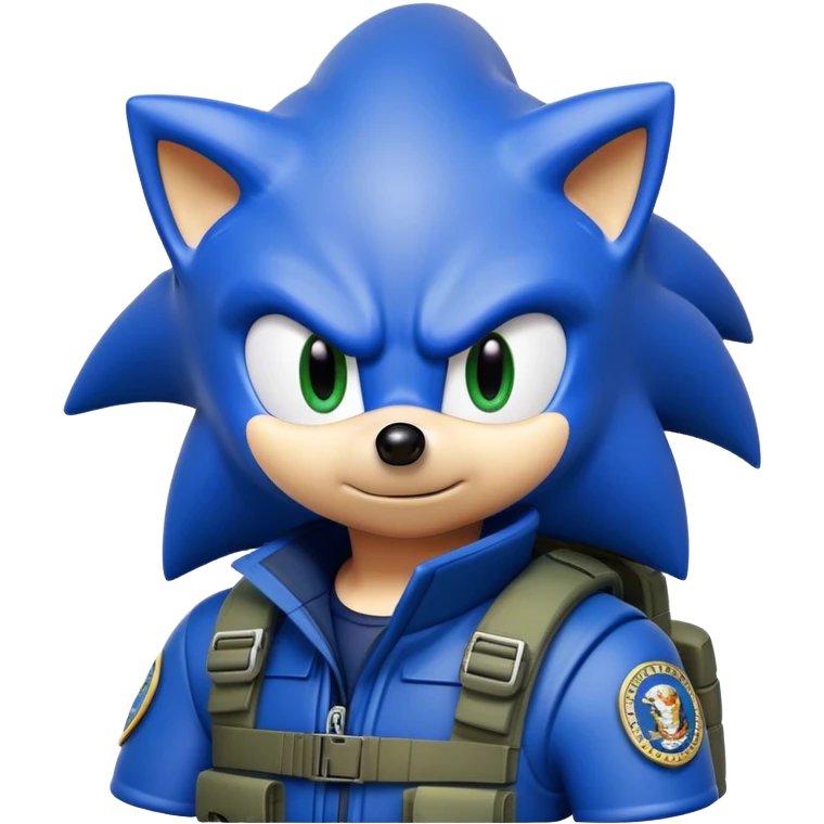 Sonic the hedgehog navy seal emoji