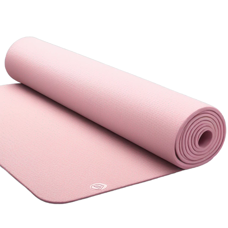 Pink Yoga mat  emoji