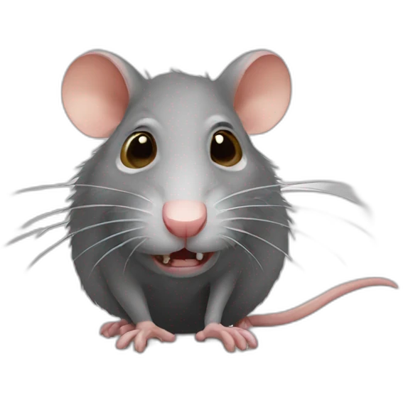 Ugly rat emoji