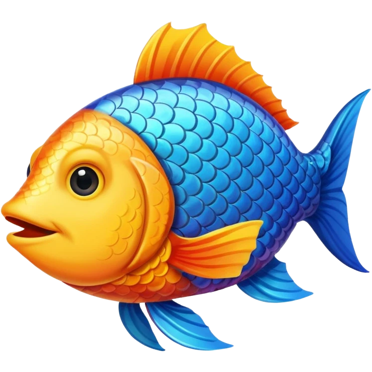 fish waving emoji