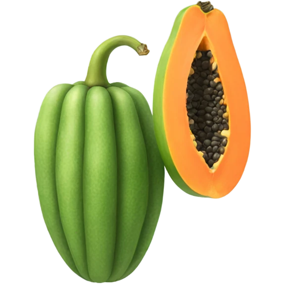 Papaya  emoji