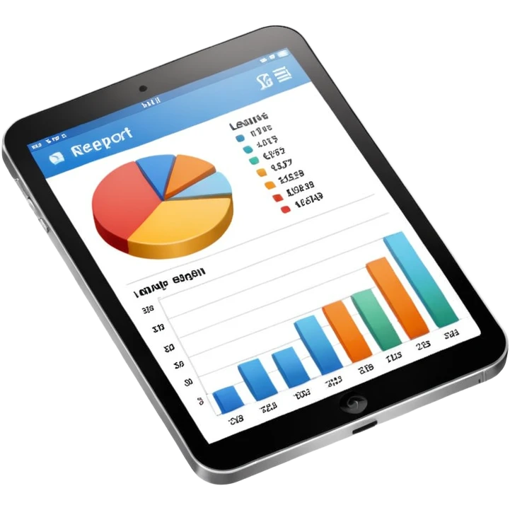 report with charts emoji