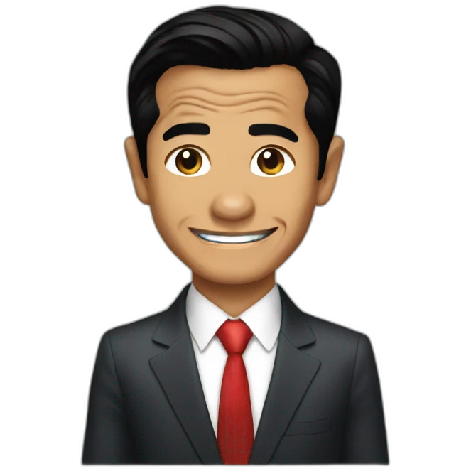 spiderman jokowi emoji
