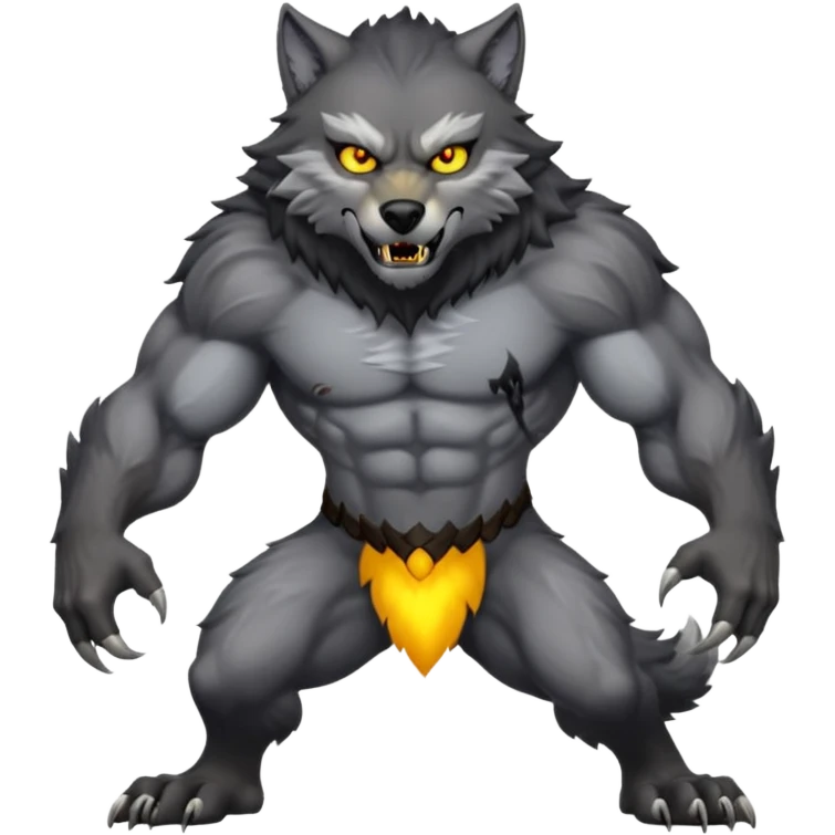 Female Werewolf body emoji