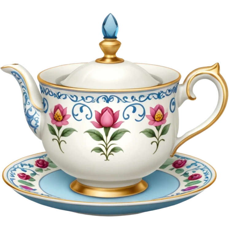 Alice in Wonderland teacup emoji