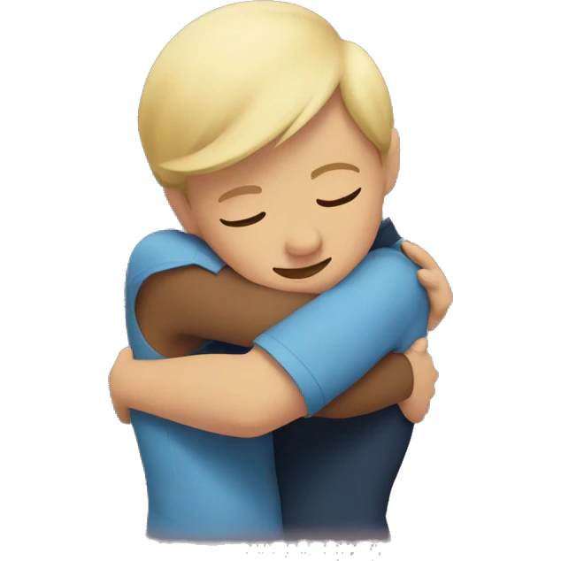 Emotional hug emoji