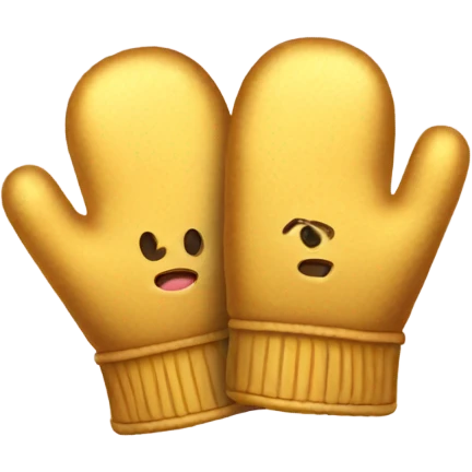 golden mittens emoji