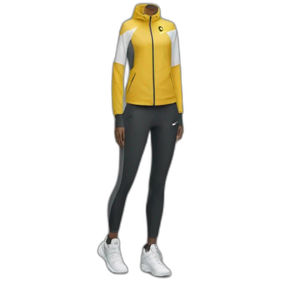 Ensemble nike tech sur une personne emoji