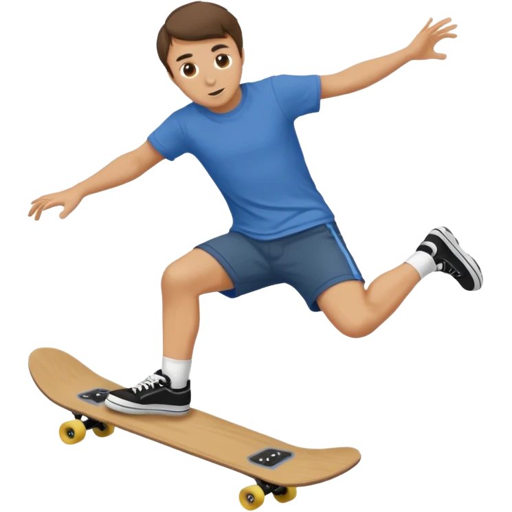 charlie Kirk doing a kickflip emoji