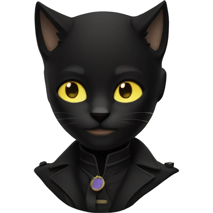 Chat noir emoji