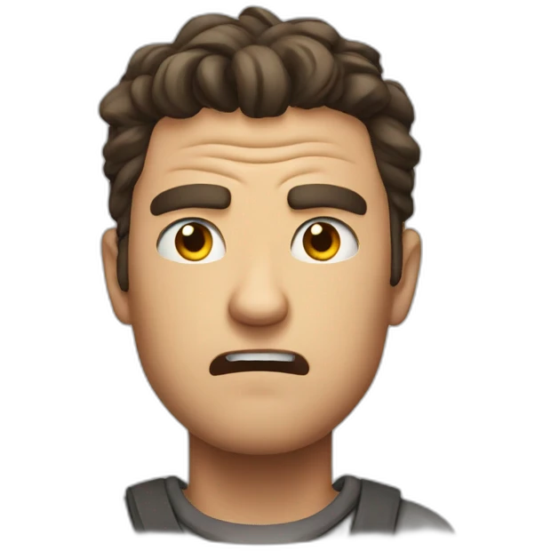 Brad pit angry emoji