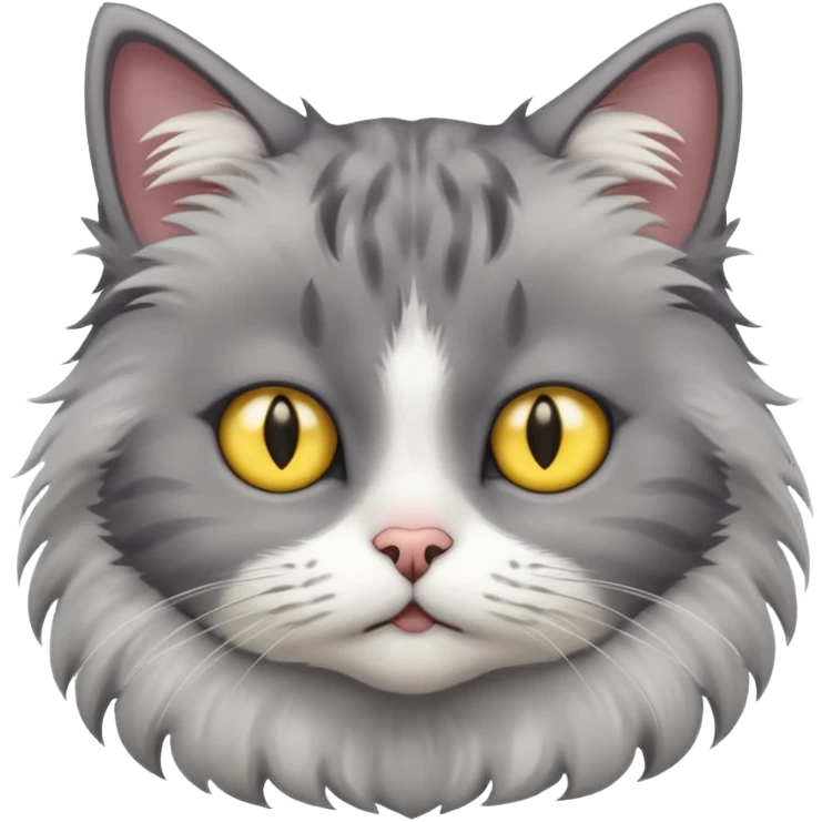 a nervous anxious cat emoji