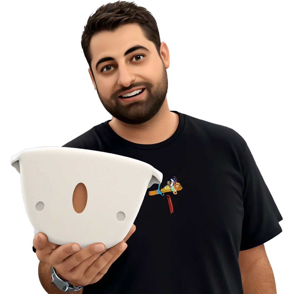 smiling male with short hair emoji