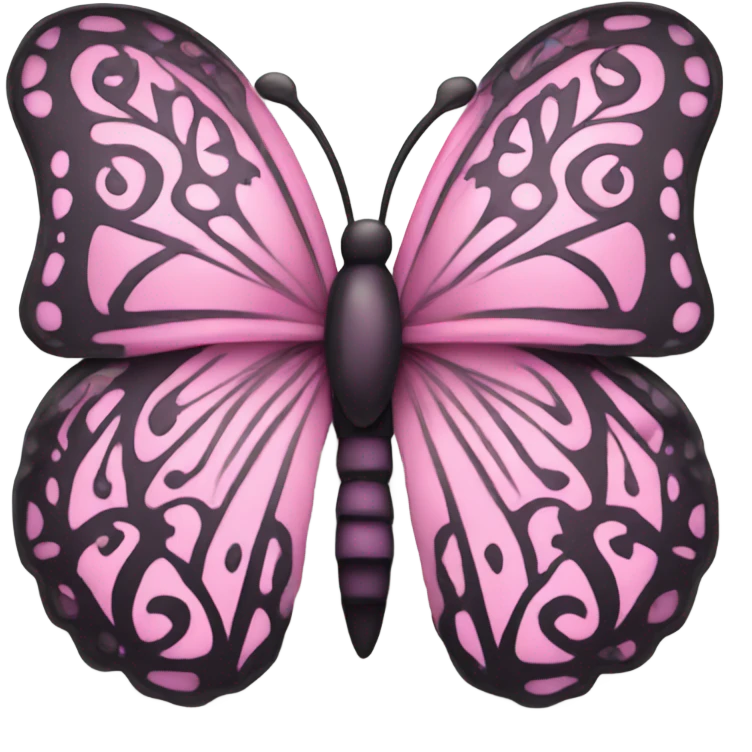 gothic pink butterfly emoji