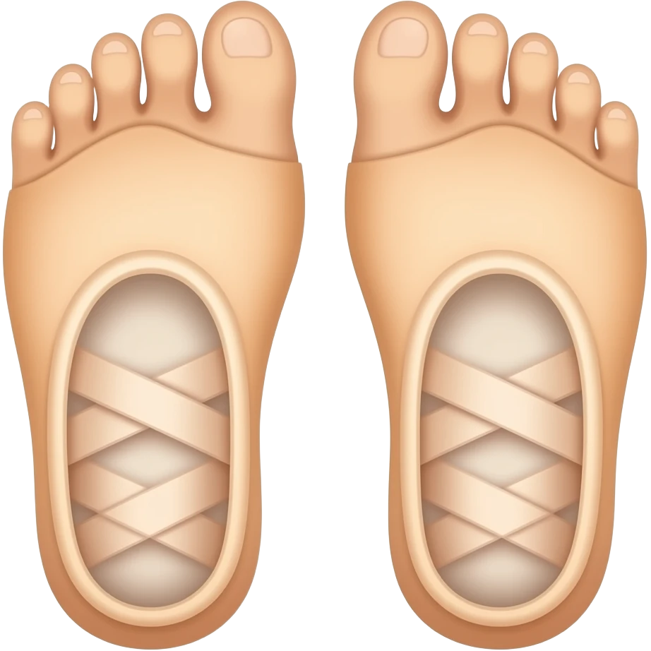 Ballet toe pads emoji