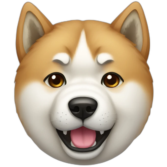 Akita cry emoji