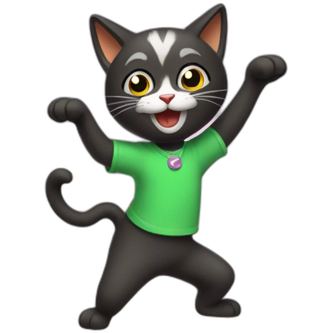 boogie dancing cat emoji
