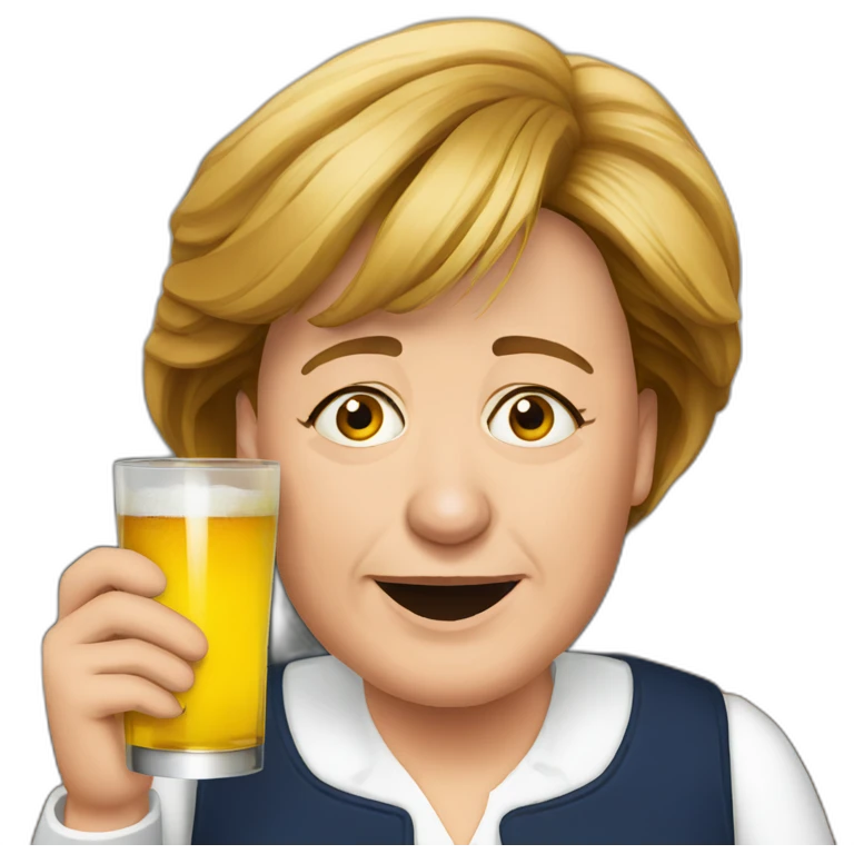 drunk-angela-merkel emoji