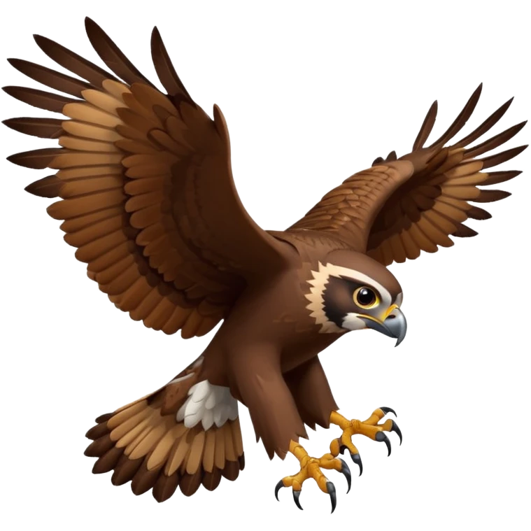 Falcon flying emoji