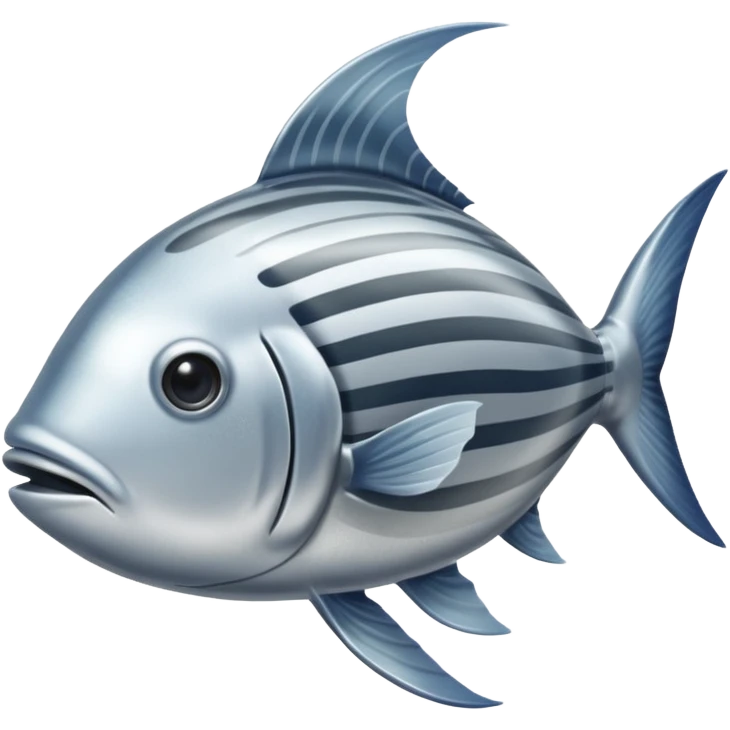 An airplane pilot fish. emoji