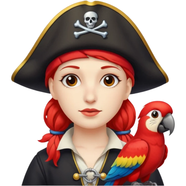 Stranger things pirate and parrot emoji