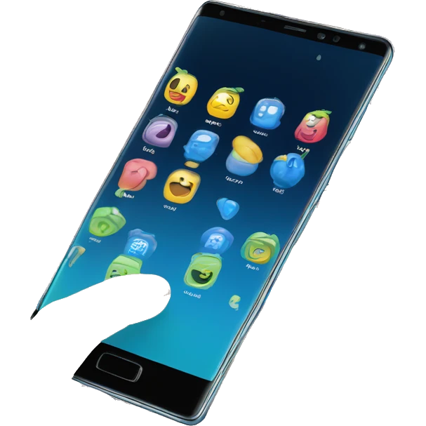 Smartphone  Samsung Galaxy s24 ultra emoji