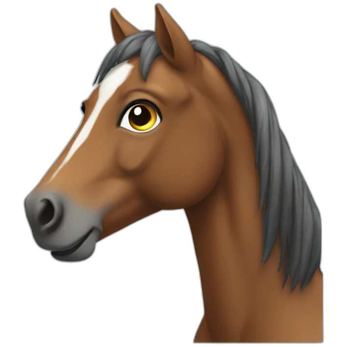 Digital horse emoji