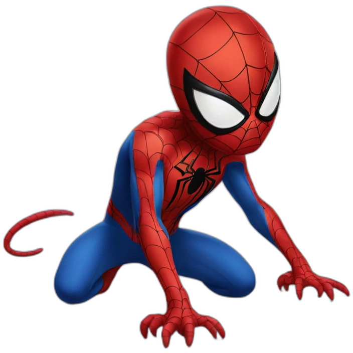 Cat spider man emoji