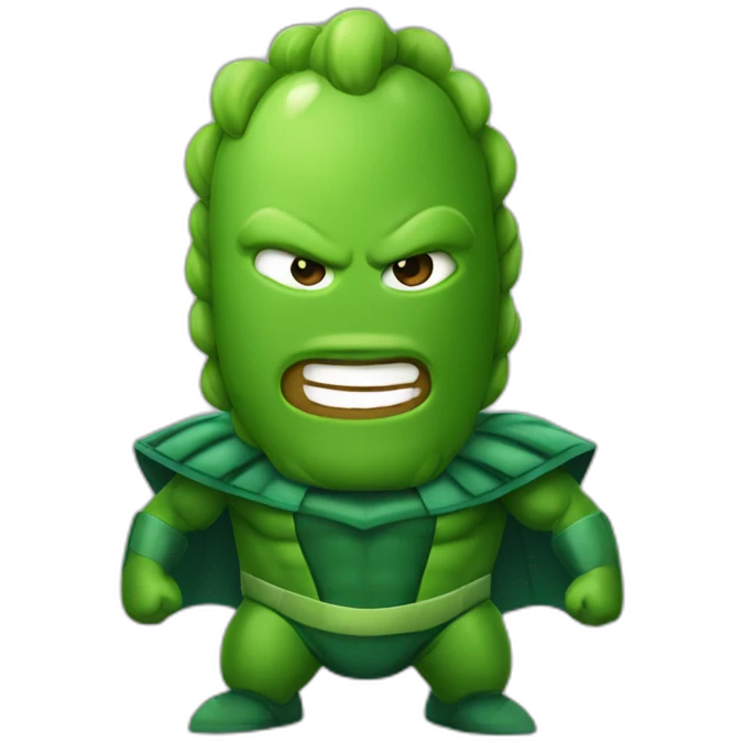 cornichon superhero emoji