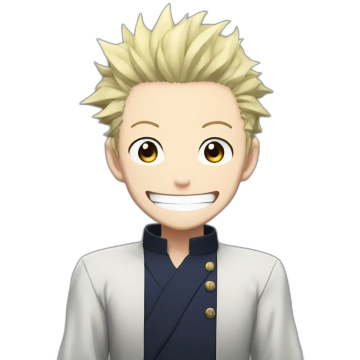 Satoru gojo from jujutsu kaisen laugh emoji