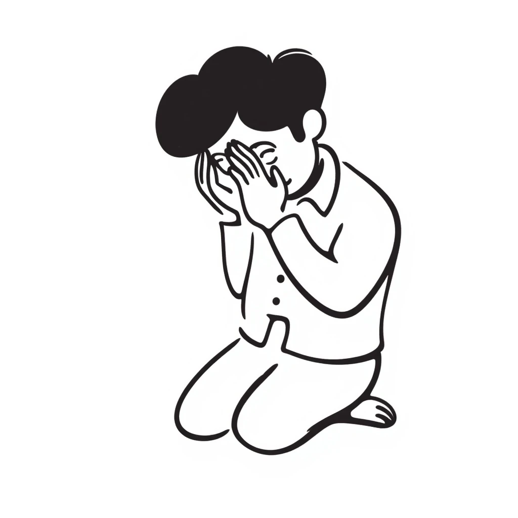Naked man on knee emoji