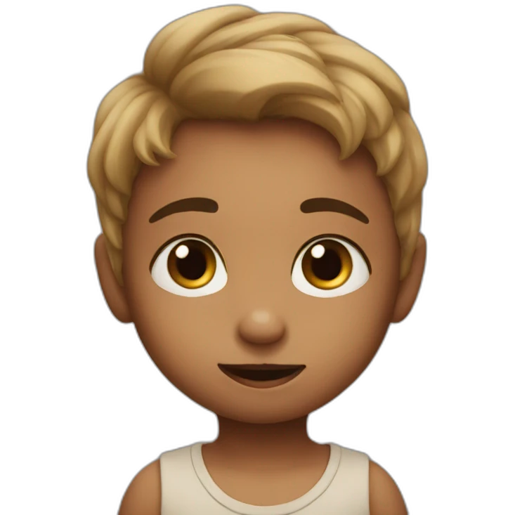 toddler saying no emoji