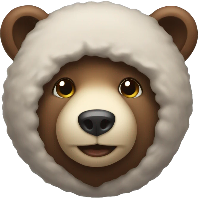 A Cozy bear emoji
