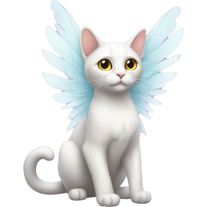 a cat with wings emoji