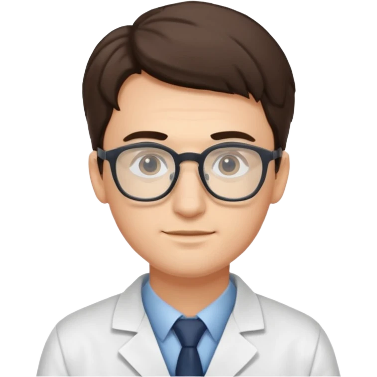 scientist professor young man  emoji