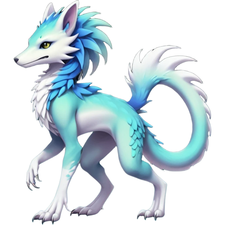 badass elegant wild beautiful natural badass futuristic epic exotic anthro modern furry cyborg-sergal-vernid-creature, full body, gradient pretty hair, with a long tufted tail, aesthetic, art by LiLaiRa, art by art by Falvie emoji