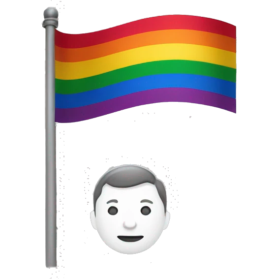 Elon musk pride flag emoji