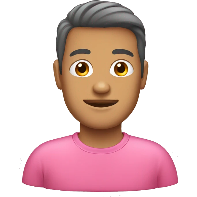 zapatilla color rosada emoji